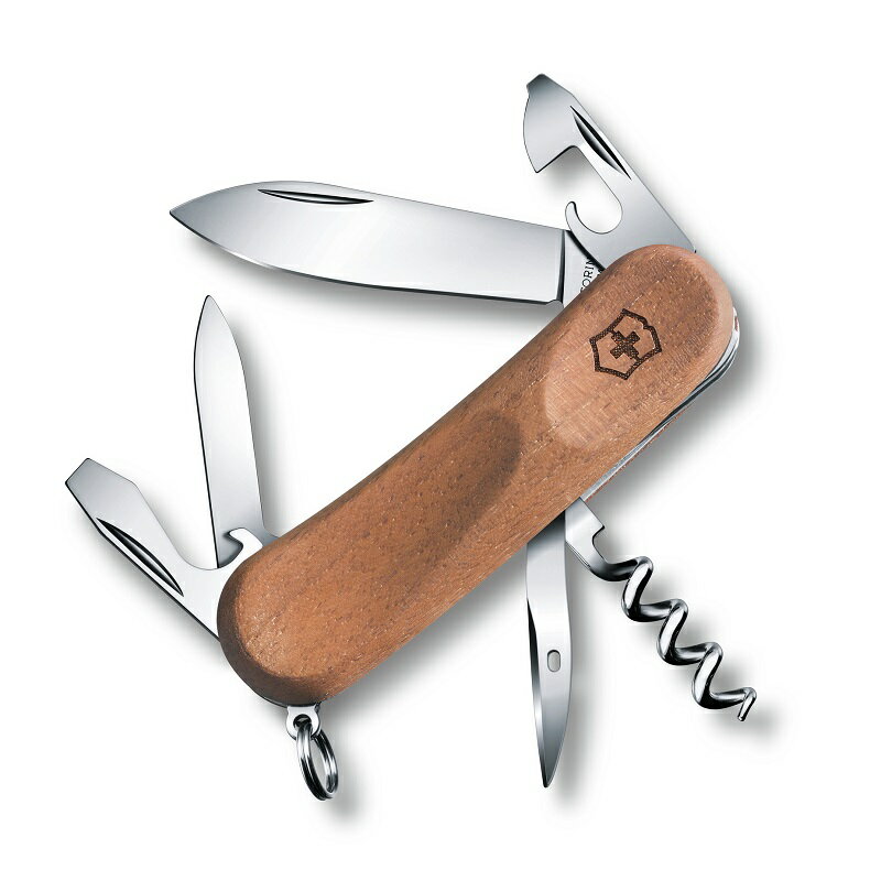 【公式】ビクトリノックス VICTORINOX エボリューションウッド10 (旧名称:エボウッド10) 保証書付 2.3801.63【日本正規品】 折りたたみナイフ キャンプ アウトドア ナイフ キャンピングナイフ ツールナイフ プレゼント 男性 女性 誕生日 十徳ナイフ アーミーナイフ 1