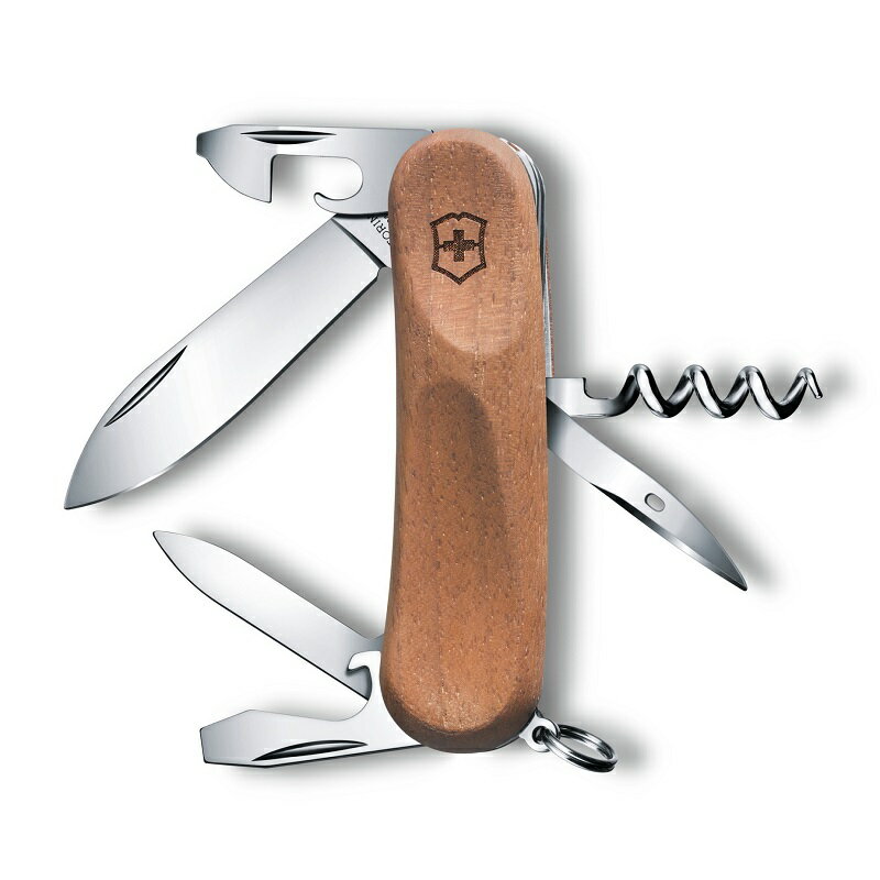 【公式】ビクトリノックス VICTORINOX エボリューションウッド10 (旧名称:エボウッド10) 保証書付 2.3801.63【日本正規品】 折りたたみナイフ キャンプ アウトドア ナイフ キャンピングナイフ ツールナイフ プレゼント 男性 女性 誕生日 十徳ナイフ アーミーナイフ 3