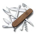 VICTORINOX(ビクトリノックス)公式 ハントマン ウッド　保証書付 1.3711.63 【日本正規品】防災用品 避難グッズ 防災グッズ レジャー アウトドア ナイフ サバイバルナイフ スイスマルチツール・十徳ナイフ