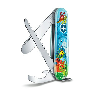 VICTORINOX(ビクトリノックス) 公式 マイファーストビクトリノックス Dolphin イルカ 0.2373.E1【日本正規品 保証書付】子供用 ナイフ おもちゃ 女の子 男の子 玩具 贈り物 出産祝い 誕生日 クリスマスプレゼント 入学 卒園 記念品 お祝い 小学校 子ども マルチツール