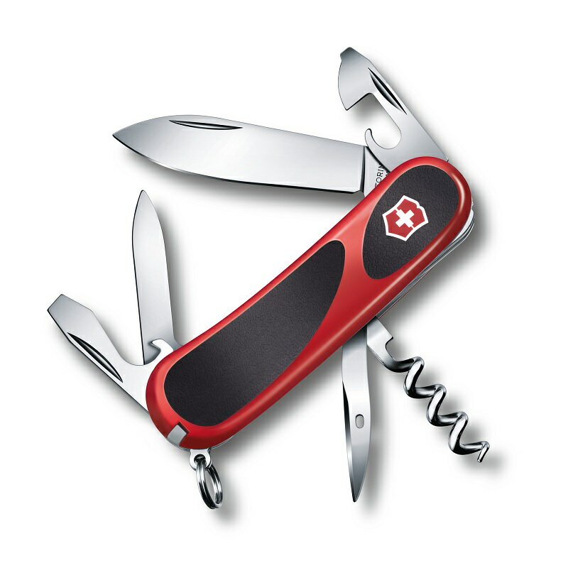 オフィシャル限定モデル【公式】ビクトリノックス VICTORINOX エボリューション10C【日本正規品 保証書付】 キャンプ 用品 ナイフ アウトドア キャンプ ナイフ 折りたたみ キャンプ用品 2.3803.C 十徳ナイフ 万能ナイフ プレゼント 男性 女性 誕生日