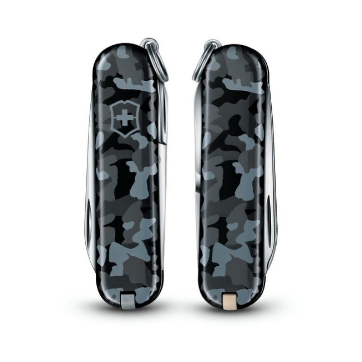 VICTORINOX(ビクトリノックス)公式クラシックカモフラージュ(迷彩柄3色)保証書付【日本正規品】カモフラ迷彩ナイフアウトドア小型プレゼントギフト贈り物男性女性おしゃれレジャースイスアーミーナイフマルチツール十徳ナイフ
