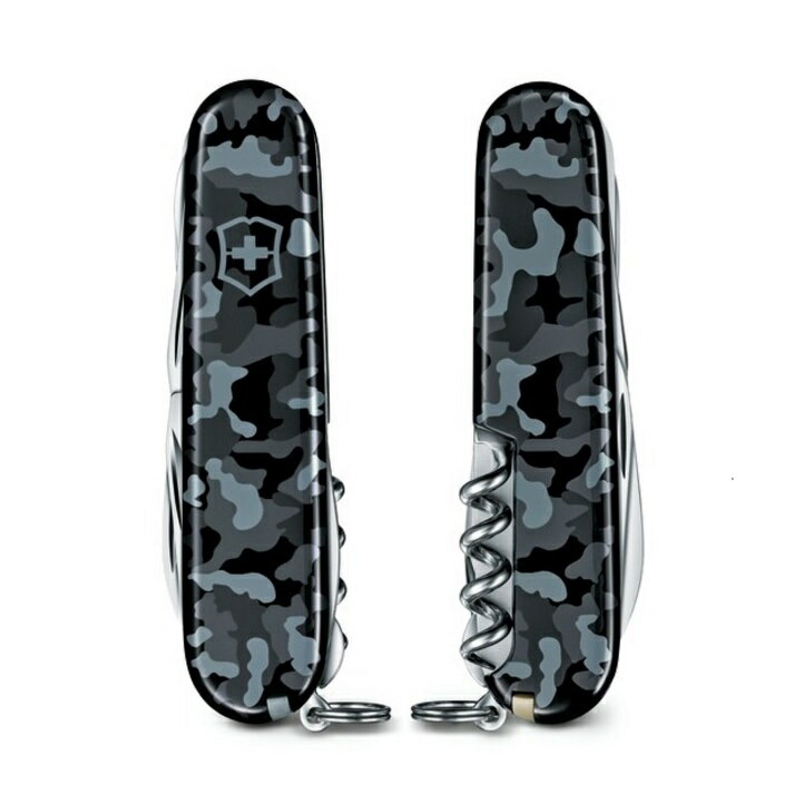 【公式】ビクトリノックス VICTORINOX ハントマン ネイビーカモフラージュ 　保証書付 1.3713.942 【日本正規品】防災用品 避難グッズ 防災グッズ レジャー アウトドア ナイフ サバイバルナイフ スイスマルチツール・十徳ナイフ通販格安セール情報　楽天　通販