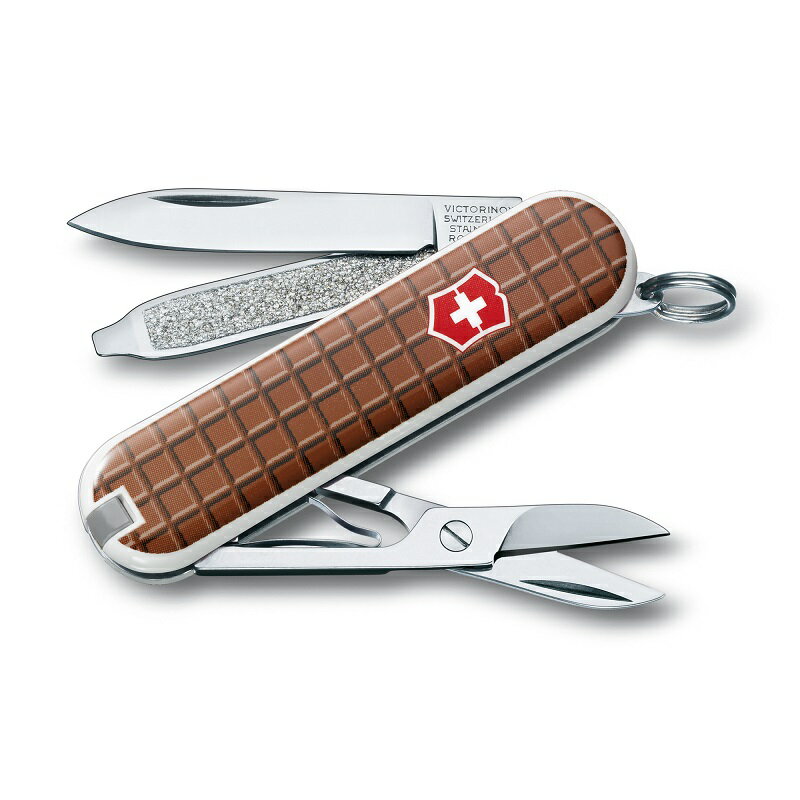 【公式】ビクトリノックス VICTORINOX クラシックSD チョコレート 0.6223.842【日本正規品 保証書付】プレゼント ギフト 女性 男性 おしゃれ 誕生日 母の日 父の日 文房具 おもしろ かわいい 便利 文具女子 雑貨 レジャー アウトドア ナイフ