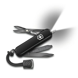 【公式】ビクトリノックス VICTORINOX シグネチャーライト オニキスブラック 保証書付 0.6226.31P【日本正規品】 アウトドア ナイフ 懐中電灯 led LEDライト 防犯 防災 停電 ミニ ハンディライト フラッシュライト 防災グッズ 防災用品 マルチツール 十徳ナイフ通販格安セール情報 楽天 通販