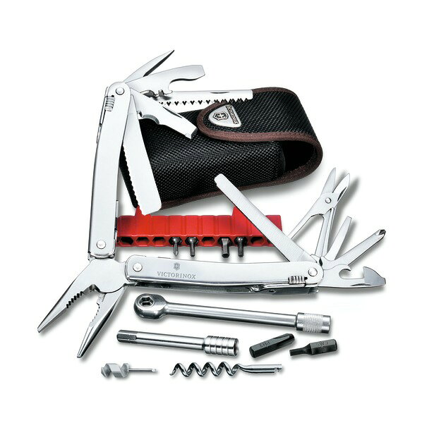 【公式】ビクトリノックス VICTORINOX スイスツールスピリットプラス 保証書付 3.0239.N【日本正規品】 工具セット プライヤー ツールセット ビットセット ラチェットレンチ 家庭用 日曜大工 DIY 工具 セット のこぎり 金属 切断 木工 アウトドア ナイフ 十徳ナイフ ペンチ