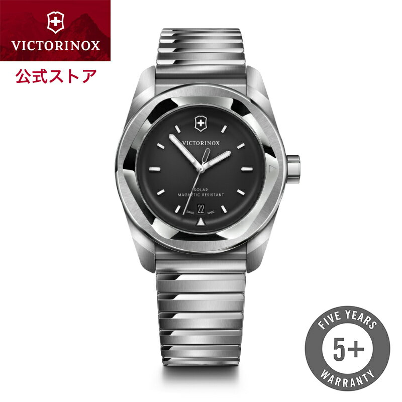 オリジナルCAPプレゼント ビクトリノックス VICTORINOX 公式 コンセプトワン ソーラー ブラック メタルバンド 正規品 5年保証 時計 腕時計 メンズ レディース ソーラー 防水 アナログ おしゃれ 高級 ブランド プレゼント 男性 実用的 通勤 スーツ ビジネス 黒 面接 社会人