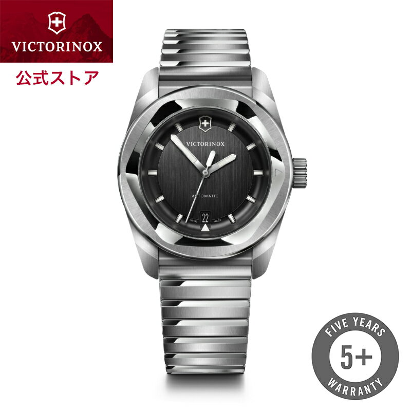 Rakuten - オリジナルCAPプレゼント ビクトリノックス VICTORINOX 公式 コンセプトワン オートマティック ブラック メタルバンド 正規品 5年保証 自動巻き 時計 腕時計 メンズ レディース 防水 アナログ おしゃれ 高級 ブランド プレゼント 男性 実用的 通勤 スーツ ビジネス 黒 社会人