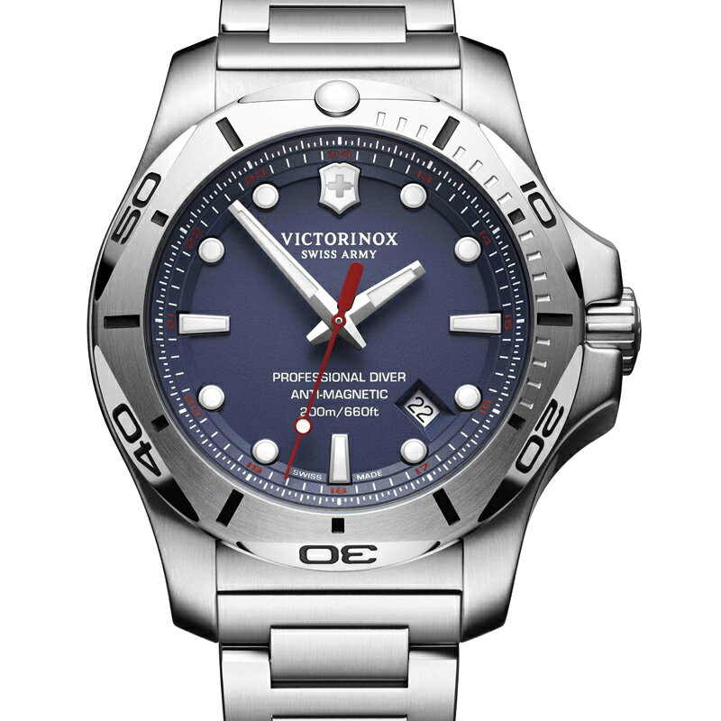 ビクトリノックス ビジネス腕時計 メンズ ビクトリノックス 公式 時計 VICTORINOX I.N.O.X. PROFESSIONAL DIVER イノックス プロフェッショナルダイバー ブルー 241782【正規品 5年保証】腕時計 メンズ 就職祝い メンズ腕時計 男性 ダイバーズウォッチ ダイバーウォッチ 防水 青 ステンレス バンド おしゃれ ビジネス