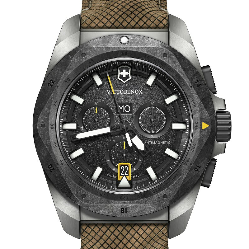ビクトリノックス VICTORINOX 公式 I.N.O.X. イノックスクロノ カーボン チタン ブラック【正規品 5年保証】腕時計 メンズ 革ベルト 本革 クロノグラフ 結納返し 時計 防水 おしゃれ プレゼント 記念品 合格 入学 卒業 進学 就職 祝い 男性 241988.1