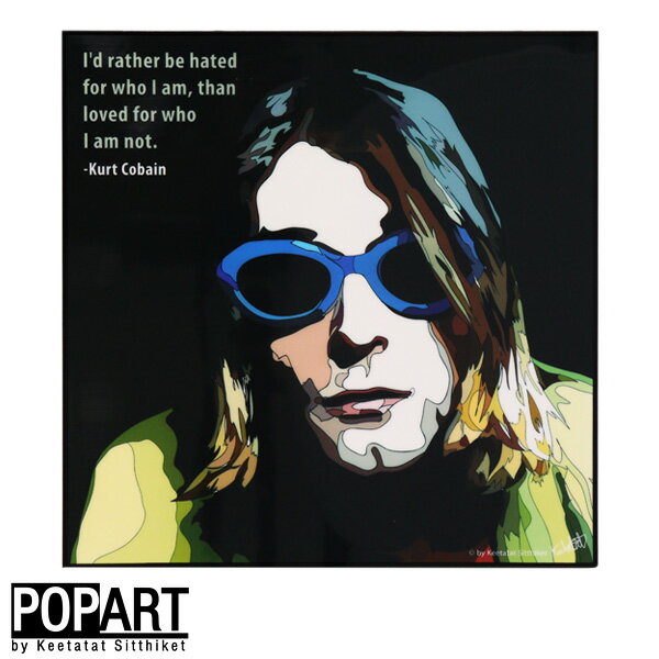 アートフレーム カートコバーン ニルヴァーナ 送料無料 KEETATAT SITTHIKET KURT CABAIN NIRVANA ロッ..