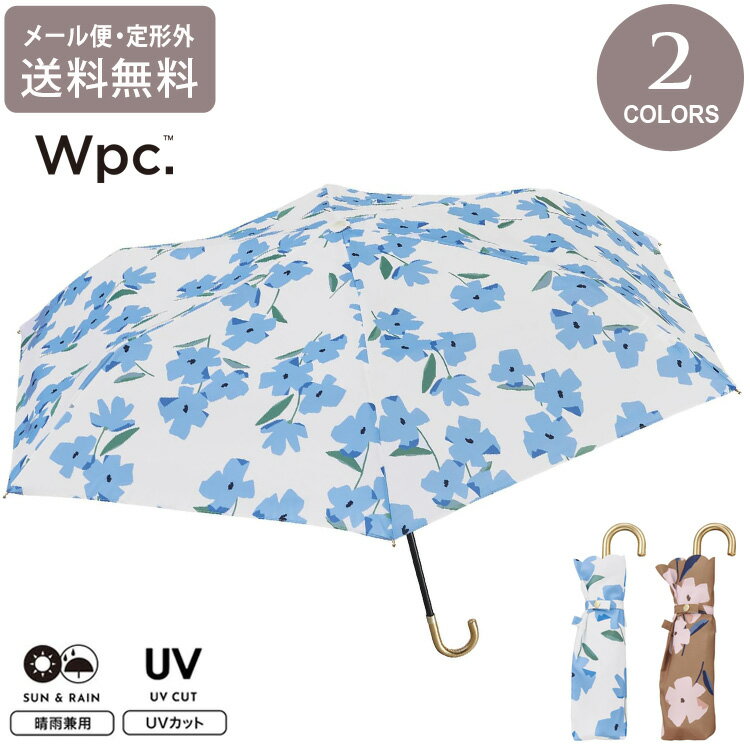 Rakuten - ＼マラソンP2倍＋クーポン／ wpc. フェリシティフラワー mini ミニ 花柄 フラワー 折り畳み傘 雨傘 晴雨兼用 定形外 送料無料 日傘 傘 UVカット 2522-016-002 撥水 軽量 wpc