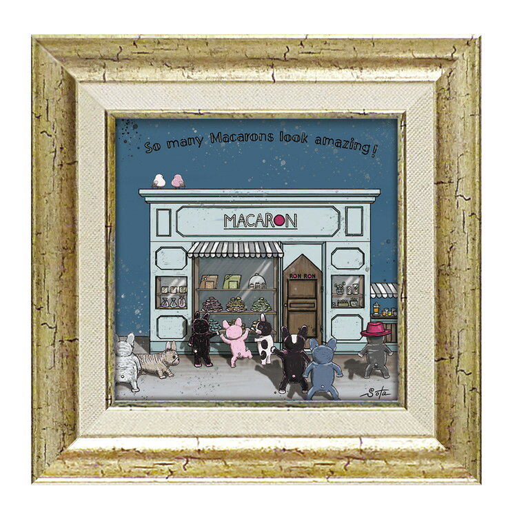 楽天市場】フレンチブルドッグ 絵（アート・美術品・骨董品・民芸品