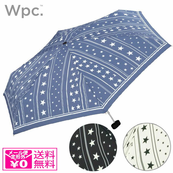 Rakuten - wpc. スタースカーフ ミニ 雨傘 日傘 折りたたみ傘 傘 晴雨兼用 UVカット 定形外 送料無料 スター 星柄 2714-261 ワールドパーティー