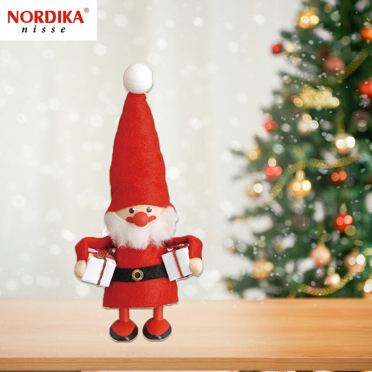 定形外送料無料 NORDIKA nisse ノルディカニッセ 欲張りサンタ フェルトシリーズ NRD120074 ノルディカ 人形 クリスマス 置物 飾り サンタ サンタクロース