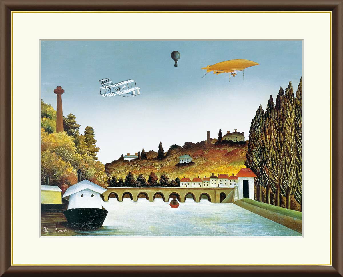 高精細ジクレー版画技法を用いて制作した絵画のレプリカのご紹介です。 ジクレーとはフランス語で「インクを吹き 付けること」であり、インクをダイレクトに版画紙やキャンパスに吹き付けるコンピュータ技術を使っ た最新の版画技法です。 有名美術館の複製にも採用されている高精度デジタルスキャナーによって細かい粒子にまで分解された作品データが、美術印刷用 の高性能プリンタによって、メディアに出力されます。 また、発色性・耐久性 の高い美術印刷専用のシルクキャンバス地を使用することにより滑らかで美しく、風合いのある仕上がりとなります。 原画に限りなく近く表現される上に、専用の顔料インクを使用するため耐光性、耐水性に優れ、保存性は50年とも100年とも言われています。 原画に忠実 に再現されているか目視でチェックし汚れなどの不備がないか細部に渡り徹底検品され、最終仕上げとして専属画家により一部手彩の補色が加えられ完成します。 一部手彩加工をすることで作品に深みが増し、美術品としての価値がより一層高まります。 作品の持つカラーや魅力を最大限に引立てるフレームを選定し、額装します。 1点1点丁寧に検品をし最終検品を通過した作品のみ、品質保証書を付与し、みなさまのお手元にお届けします。 【作家名】アンリ・ルソー 【作品名】セーブル橋の眺め 【サイズ】F8（61cm×49.5cm）、F6（52cm×42cm）、F4サイズ（42cm×34cm） 【共通仕様】材質…樹脂製、　金装飾付き、単色マット、本紙…新絹本 ※受注生産となりますので、お届けまでに2週間ほどお時間をいただきます。 ※不良品以外の返品・交換はお断りさせていただきます。 ※受注生産品のため、ご注文後の内容変更、キャンセル、サイズ間違い等による返品はお受けできません。よくご確認いただきご注文頂きますようお願いいたします。 ※ラッピング、熨斗は対応しておりません。