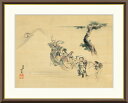 \マラソンP2倍+クーポン/ 絵画 アート フレーム 葛飾北斎 七福神 送料無料 J2-136 F8 F6 F4 名画 複製 額 美術印刷 10年間品質保証 高精細 高品質