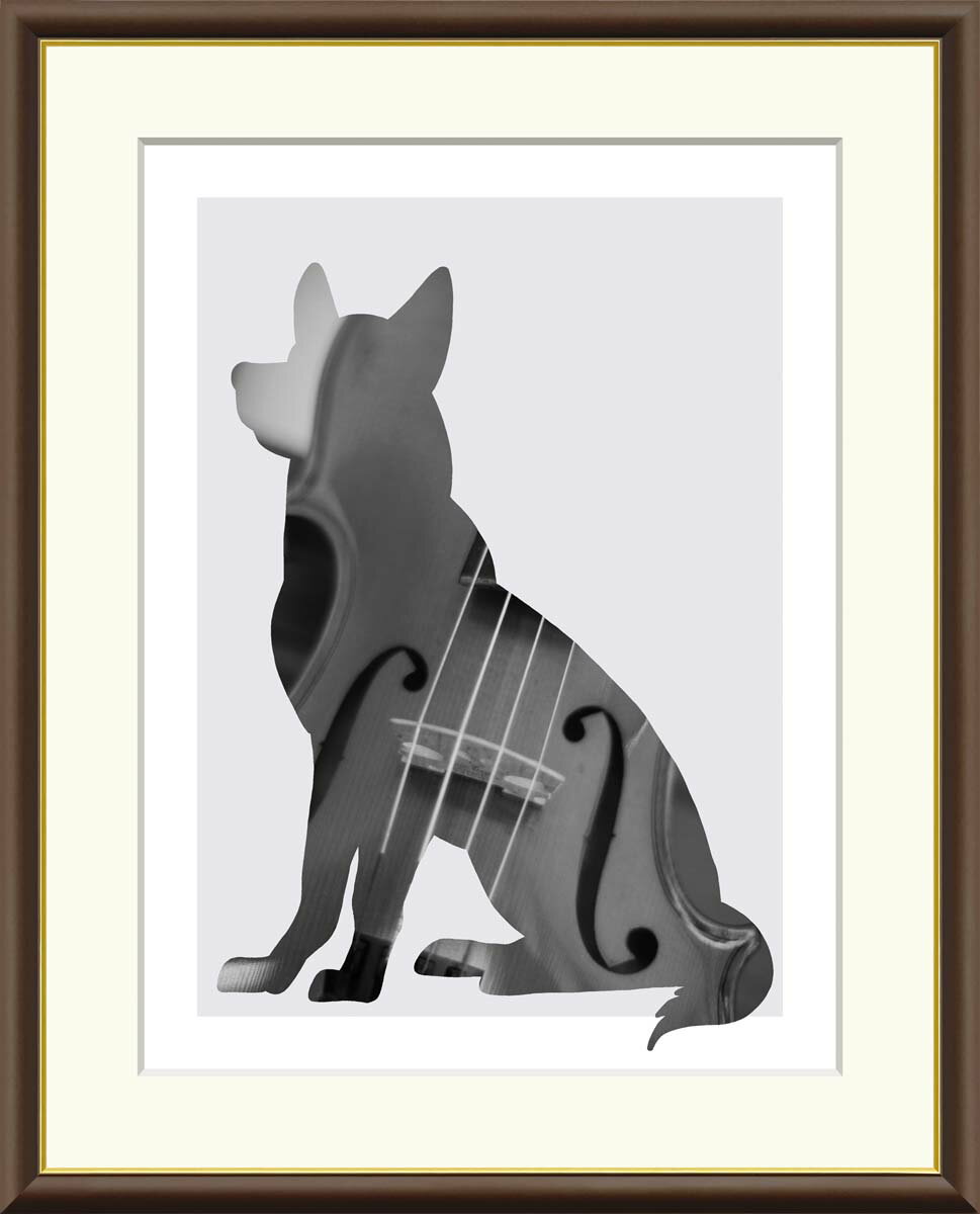 Rakuten - ＼マラソンP2倍＋クーポン／ 絵画 アート フレーム 山口美咲 Violin 送料無料 J3-L001 F8 F6 F4 名画 複製 額 美術印刷 10年間品質保証 高精細 高品質