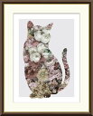 \マラソンP2倍+クーポン/ 絵画 アート フレーム 山口美咲 Flower 送料無料 J3-L002 F8 F6 F4 名画 複製 額 美術印刷 10年間品質保証 高精細 高品質