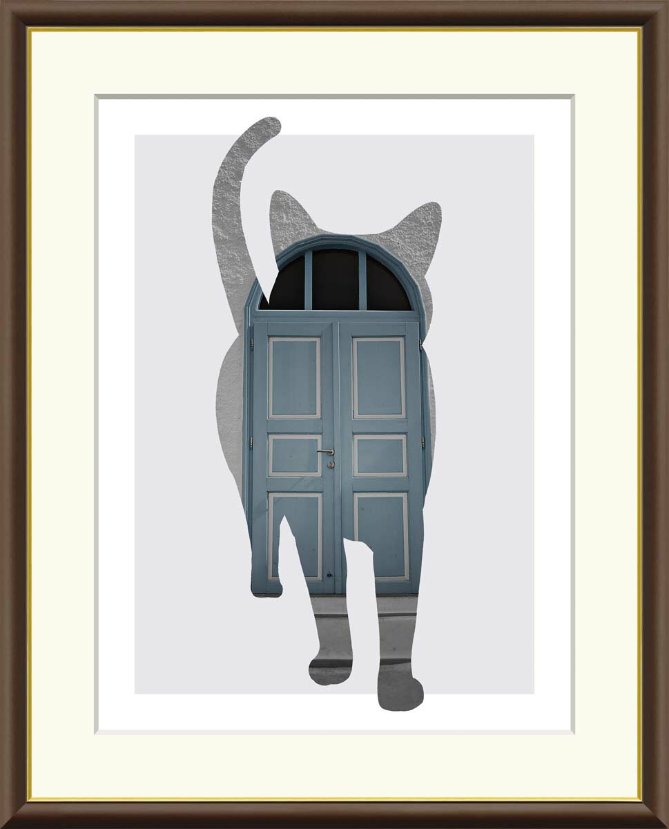 Rakuten - 絵画 アート フレーム 山口美咲 Door 送料無料 J3-L003 F8 F6 F4 名画 複製 額 美術印刷 10年間品質保証 高精細 高品質