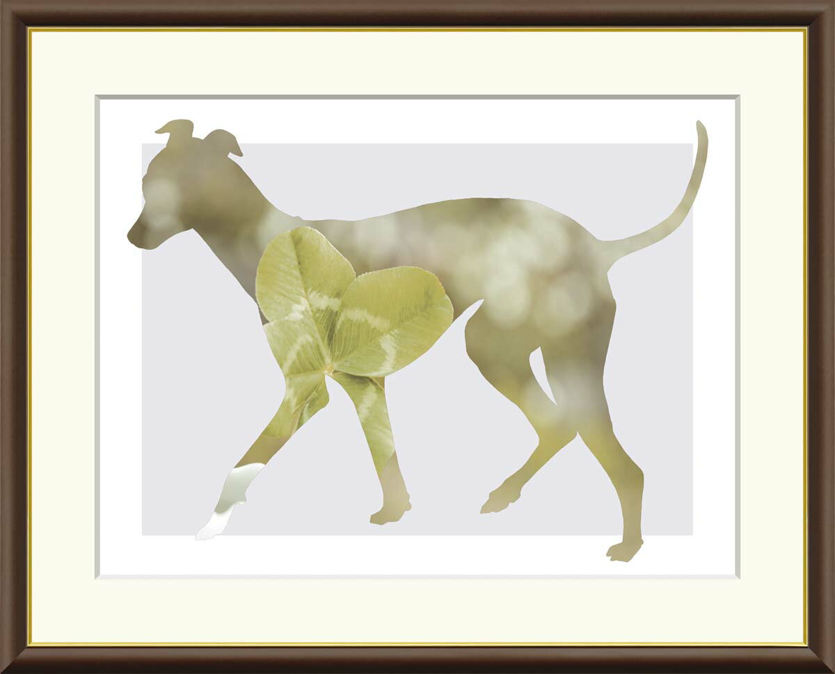 Rakuten - ＼マラソンP2倍＋クーポン／ 絵画 アート フレーム 山口美咲 Clover 送料無料 J3-L005 F8 F6 F4 名画 複製 額 美術印刷 10年間品質保証 高精細 高品質