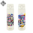 寺田てら ステンレスワンプッシュボトル480ml 送料無料 保温 保冷 012-201 てきとう女子 ワンタッチ 軽量モデル chroma(3)
