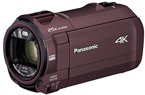 パナソニック(Panasonic) 4K ビデオカメラ 64GB 光学20倍ズーム カカオブラウン HC-VX992MS-T