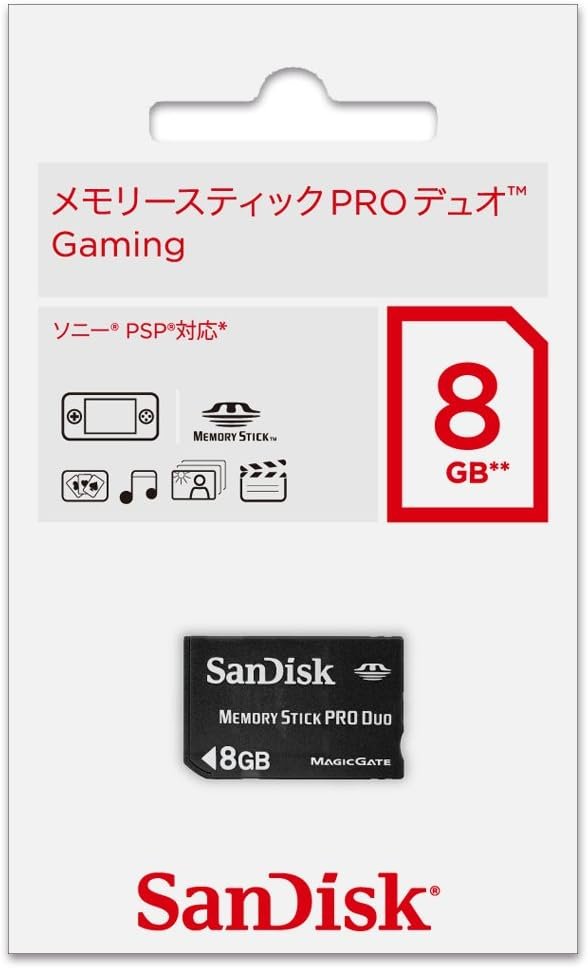 (ヤケあり) サンディスク ・ メモリースティック PRO Duo Gaming 8GB