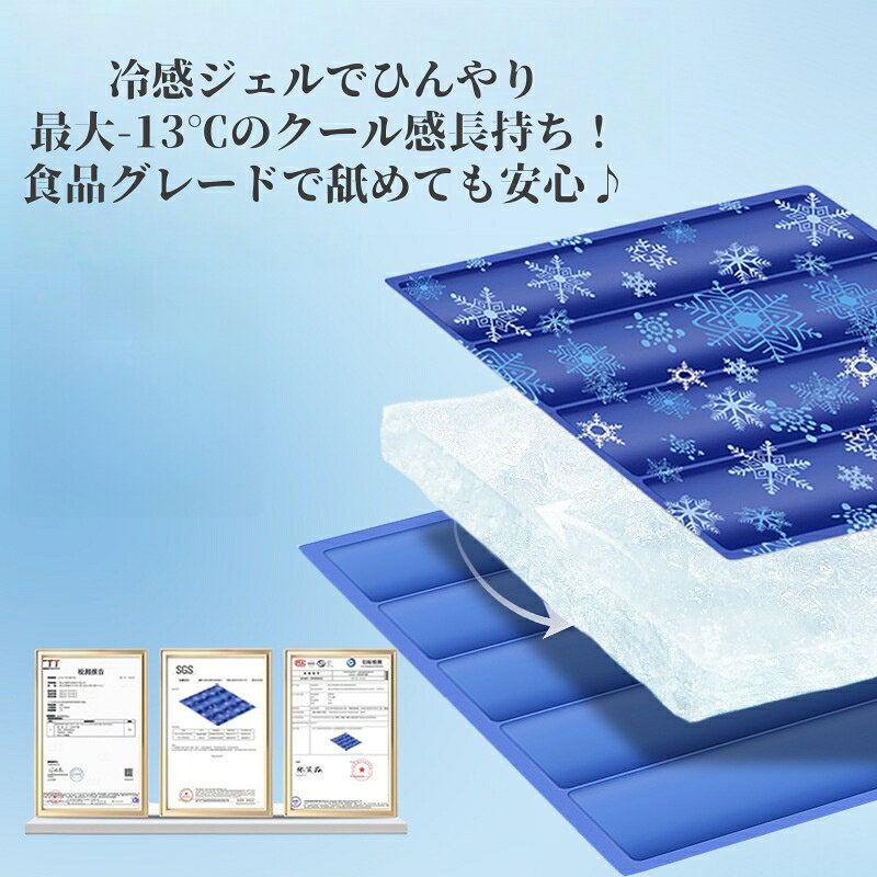 マラソンP5倍 ペットマット ひんやり 接触冷感 ジェルシート クールマット 犬 猫 ...