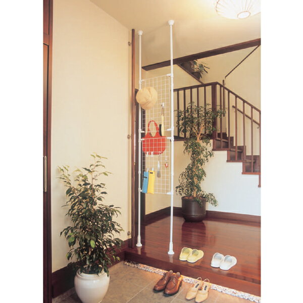 パーテーション 間仕切り 突っ張り棚 おしゃれ パーテーション 突っ張り棒 縦 つっぱり棒 ポールラック 天井 RP-420空間仕切り 仕切り 間仕切り パーテ...