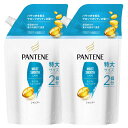 【2個セット】パンテーン モイストスムースケア シャンプー詰め替え 特大 600ml ダメージ補修 ヘアケア用品 サロンクオリティ シャンプー 詰め替え用 広がり・パサつき 補修成分 まとめ買い 髪内部まで PANTENE P&G