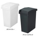 ゴミ箱 フタ付き ユニード スライドペール33 ゴミ箱 33リットル おしゃれ 45L 分別 キッチン 棚下 カウンター下 省スペース ふた付き ホワイトグレー...