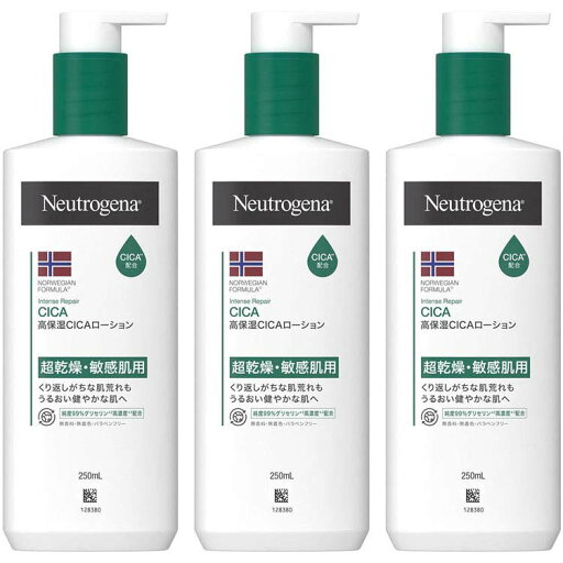 【3個セット】ボディローション 高保湿 CICA ニュートロジーナ インテンスリペア CICAエマルジョン 250ml ボディローション 高保湿 CICA 敏感肌 乾燥肌 肌荒れ ローションタイプ 高濃度グリセリン 整肌 敏感肌用 無香料 ニュートロジーナ Neutrogena 【3個セット】ボディローション 高保湿 CICA ニュートロジーナ インテンスリペア CICAエマルジョン 250ml ボディローション 高保湿 CICA 敏感肌 乾燥肌 肌荒れ ローションタイプ 高濃度グリセリン 整肌 敏感肌用 無香料 ニュートロジーナ Neutrogena