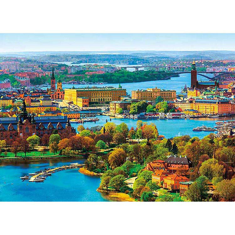 Rakuten - 500ピース 北欧の輝き ストックホルム旧市街 500-262世界遺産 ストックホルム 500ピース ジグソーパズル アップルワン