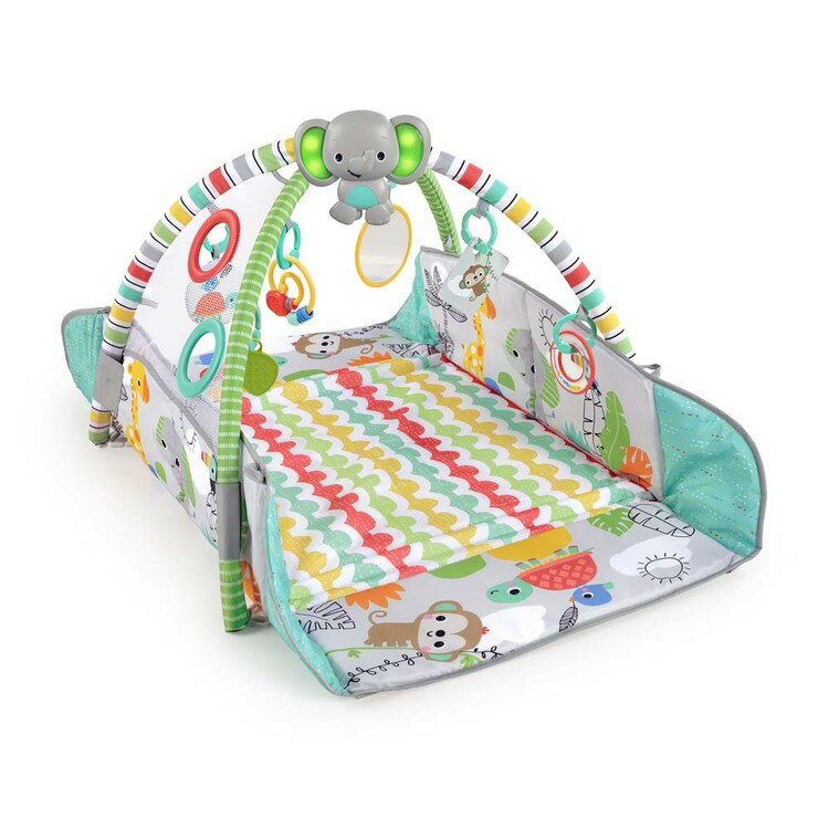 5in1 ヨアウェイボール　プレイジムトロピカル 12624新生児 プレイジム マット ボール おもちゃ 室内 動物 kids2 ベビー ブライトスターツ kids2 3
