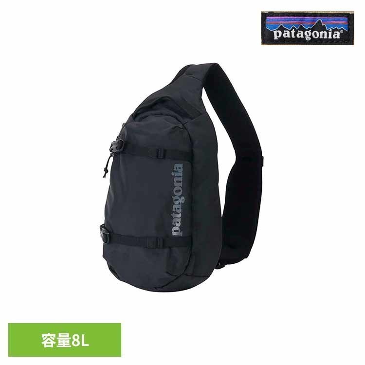 Atom Sling 8L ブラック PATAGONIA パタゴニア 容量8L スキースノーボード キャンプ ハイキング登山クライミング スポーツギア ジェンダーフリー フェアトレード ブランド PATAGONIA