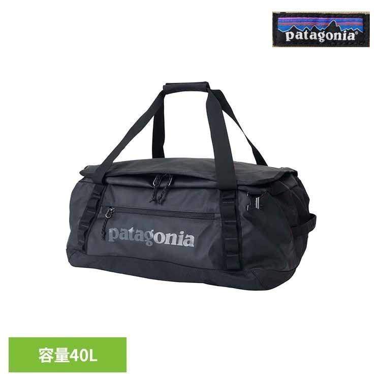 Rakuten - Black Hole Duffel 40L ブラック PATAGONIA パタゴニア 容量40L スキースノーボード キャンプ ハイキング登山クライミング スポーツギア ジェンダーフリー フェアトレード ブランド PATAGONIA