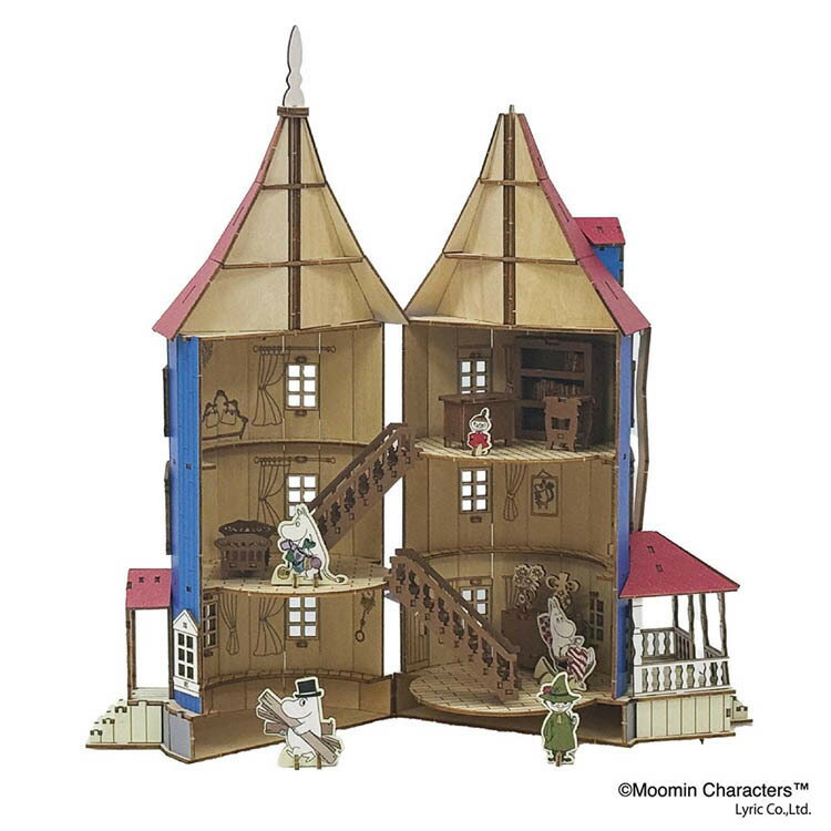 Rakuten - Wooden Art ki-gu-mi ムーミンやしき ムーミン ムーミンやしき ki−gu−mi 木製 パズル キグミ