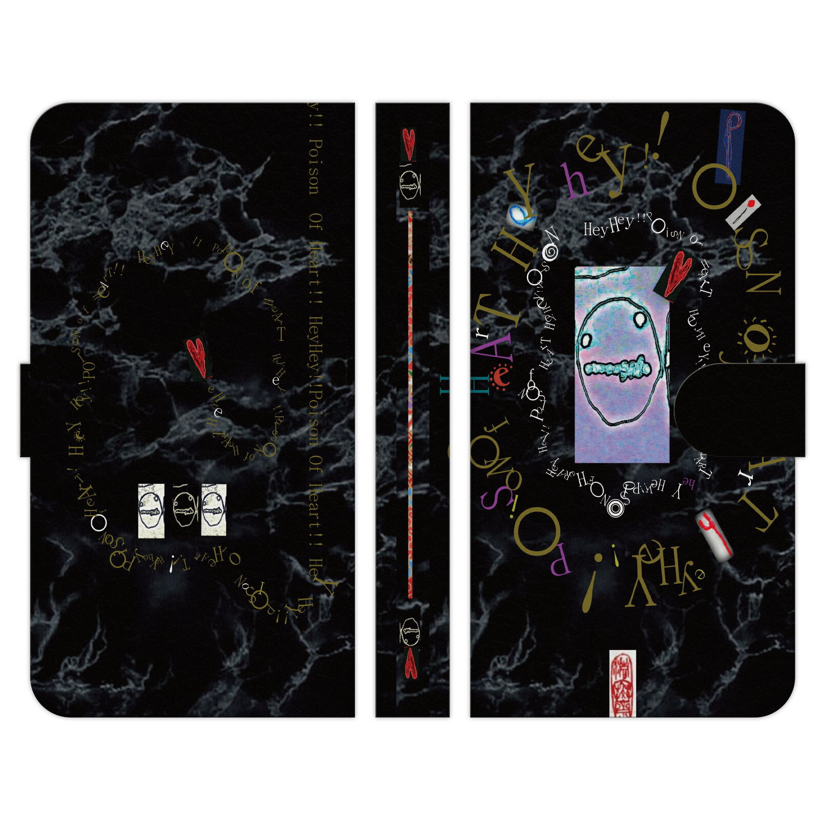 Xiaomi Redmi Note 10 JE XIG02 手帳型 ケース カバー POISON HEART 13 井川誠一 アート いきものたち 油彩 水彩 物語 ポイズン ハート art of クリエイターズ 人気 イラスト デザイナー シャ…