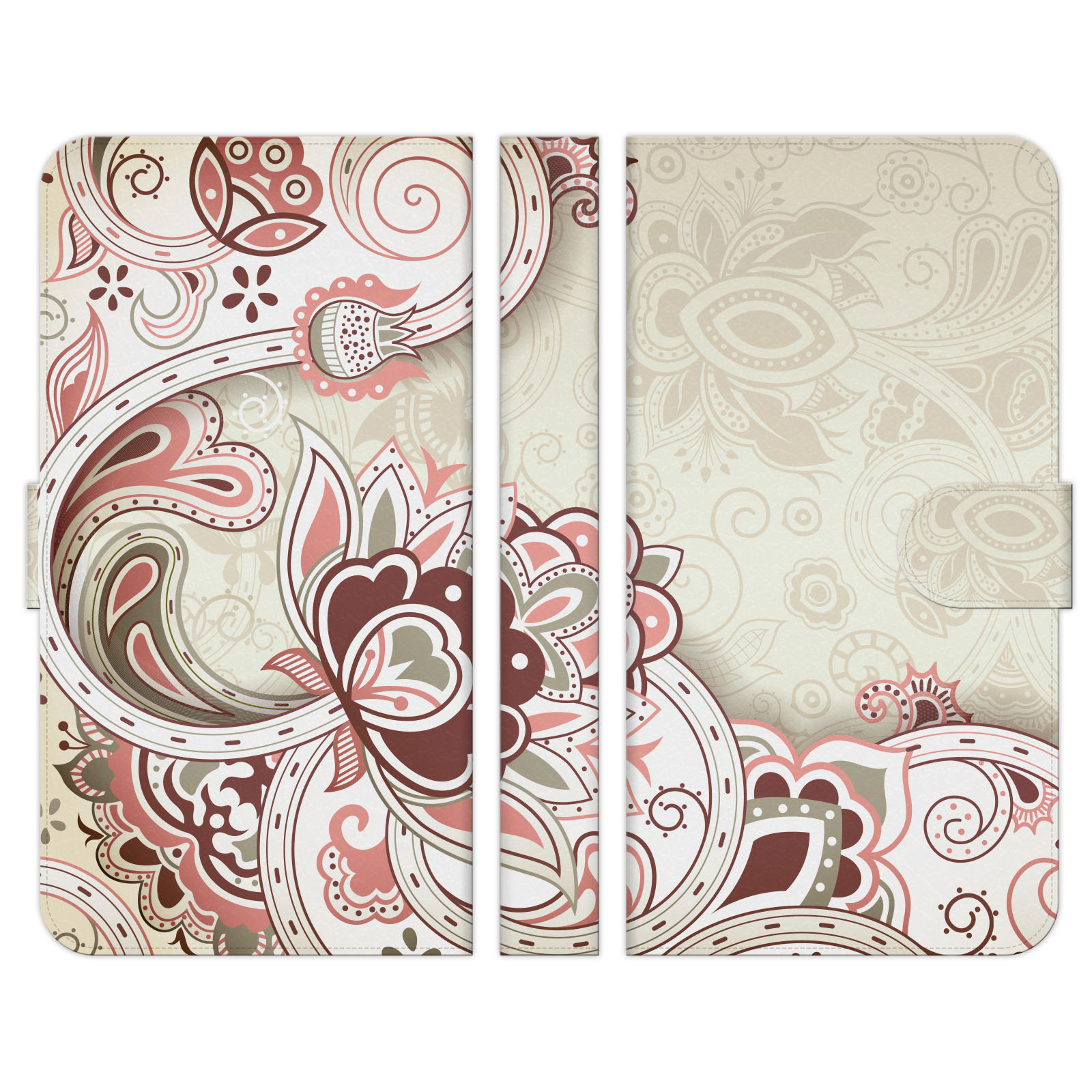 Galaxy S20 Ultra 5G / SCG03 手帳型 スマホ ケース カバー ペイズリー フラワー：D エスニック ボヘミアン 蝶々 ハート カラフル 派手 和柄 和テイスト 雑貨 アジアン アジアンテイスト 大人 日本 花 花柄 ペーズリー ギャラクシー ウルトラ ファイブジー 20 折りたたみ