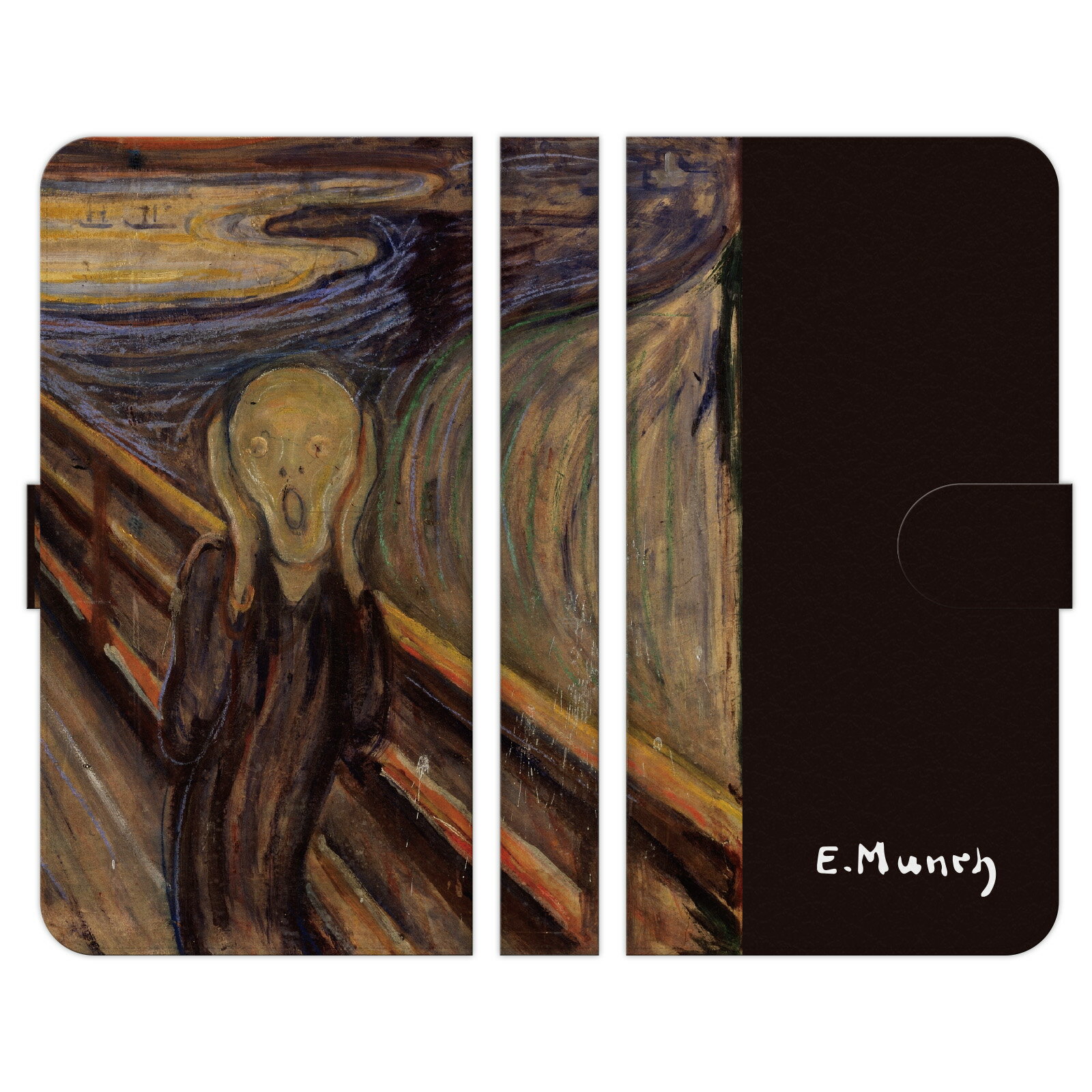 Xperia 10 IV (テン マークフォー) SO-52C SOG07 手帳型 ケース カバー ムンク 叫び The Scream エドヴァルド 絵画 名画 エクスペリア テン マークフォー ten mk-4 折りたたみ スタンド Android au docomo softbank アンドロイド エーユー オーダーメイド おしゃれ おすすめ