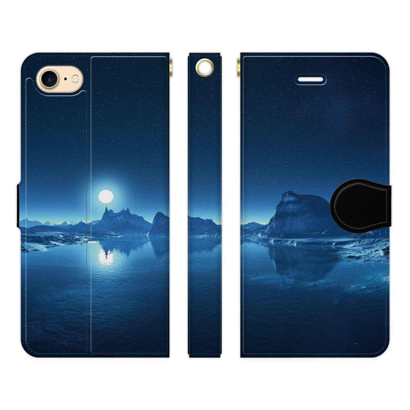 iPhone 各種 16 15 14 13 12 mini Pro Max SE 第3世代 11 XR 8 7 手帳型 ケース カバー brains FANTASY03 綺麗 キャニオン 星空 宇宙柄 宇宙 幻想 風景 月 月食 日食 童話 夜空 夜景 アイフォン アイホン 手帳 スタンド付 iPhone16 iPhone16e iPhone16Pro iPhone16ProMax