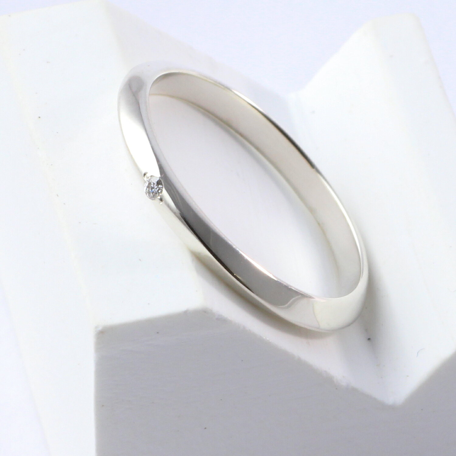 【プラチナダイヤモンドリング】【名入れ刻印無料】【サイズ交換無料】【0号から30号まで対応】プロポーズリング エンゲージリング ご褒美リング【箱パカボックスプレ...