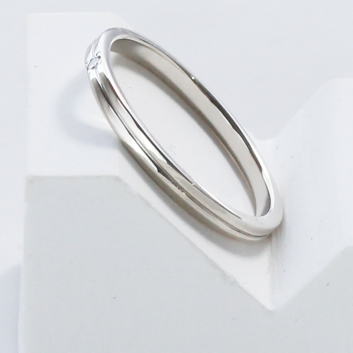 【プラチナダイヤモンドリング】【名入れ刻印無料】【サイズ交換無料】【0号から30号まで対応】プロポーズリング エンゲージリング ご褒美リング【箱パカボックスプレ...