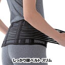 【メーカー直販ストア】【送料無料】【メール便】 2段ベルトで腰をしっかり固定する 腰 ベルト コルセット サポート サポーター 後藤 GOTO オリジナル●しっかり腰ベルト スリム(4)