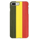Man&Wood iPhone8Plus/7Plus 天然木ケース Reggae ブラックフレーム