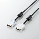 ■DVI-I出力端子を装備したパソコンと、DVI-Iデジタル入力端子を持つディスプレイを接続するDVIケーブル(アナログ/デジタル)を延長できるDVI延長ケーブルです。 外部ノイズの干渉を受けにくい二重シールドケーブルを使用しています。 サビなどに強く信号劣化を抑える金メッキピンを採用しています。 高周波ノイズを吸収する効果があるフェライトコアを両端に採用しています。■コネクタ形状:DVI-I(29ピン・オス) - DVI-I(29ピン・メス)シールド方法:2重シールドケーブル長:1.0mケーブル太さ:約8.2mmカラー:ブラック ・広告文責（株式会社ビッグフィールド ・072-997-4317）おしゃれで、かわいいアイテムを訳あり在庫処分セール　激安価格で販売中！詳しくはこちら！