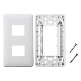 JIS対応フェイスプレート(2ポート用)