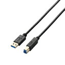 エレコム USB3.0ケーブル(A-B) USB3-AB20BK