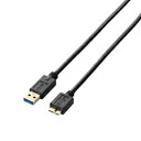エレコム USB3.0ケーブル(A-microB) USB3-AMB05BK